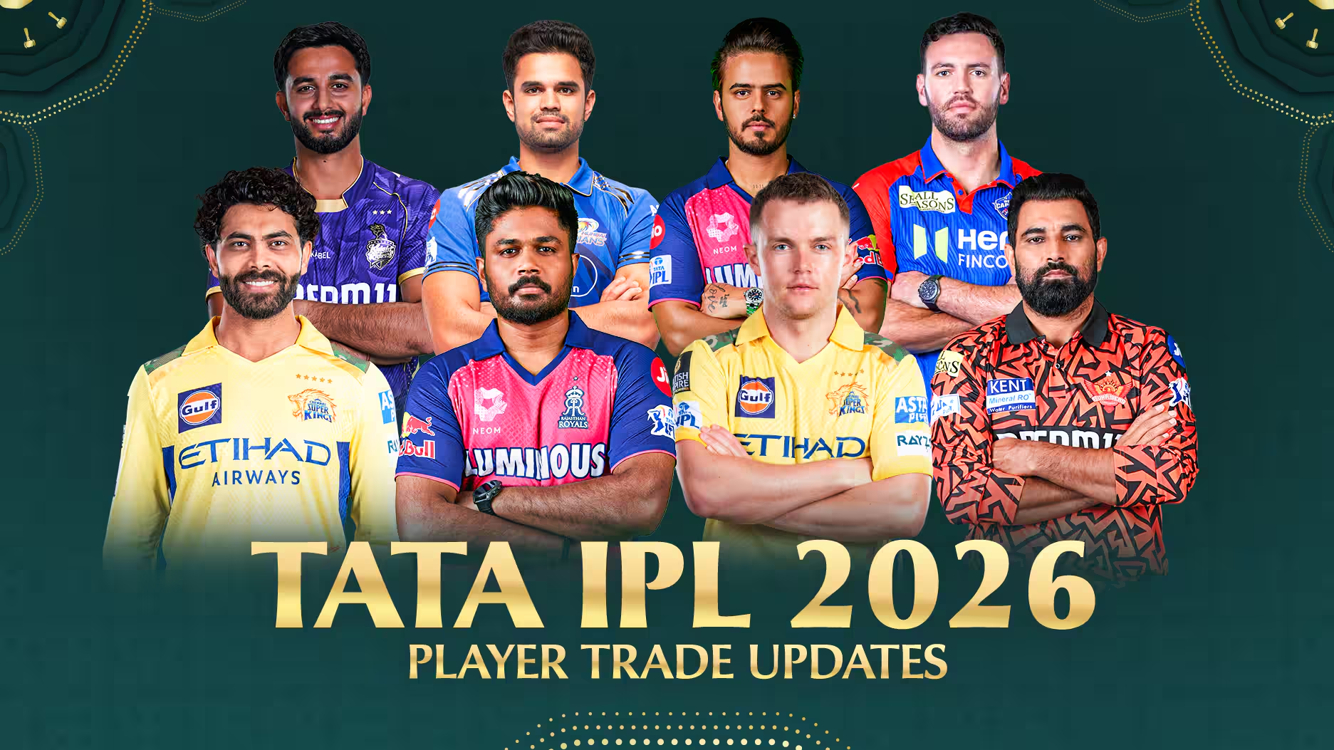 IPL 2026 all teams and captains - Bet on Abexch9